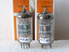E82CC 12AU7 6189 Siemens coppia tubi tripli micas Röhre