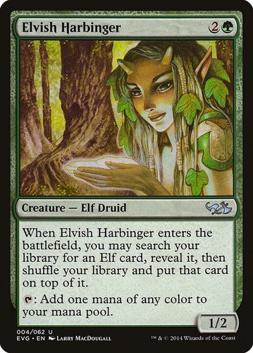 Mtg elvish harbinger duel - mtg, **