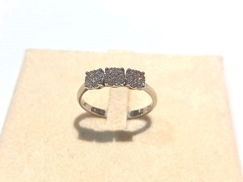 Anello donna trilogy diamanti