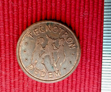 KIDDIE RIDES TECNOTRON DEDEM LGI MONETA GIOSTRE ANNI 70 GETTONE