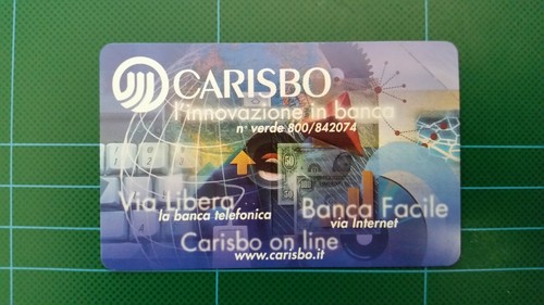 Scheda telefonica carisbo - telefonica,