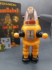 Moon Robot Robby Yonezawa Tin Toy Nomura Yoshiya Horiwaka reprint 069/100 giallo