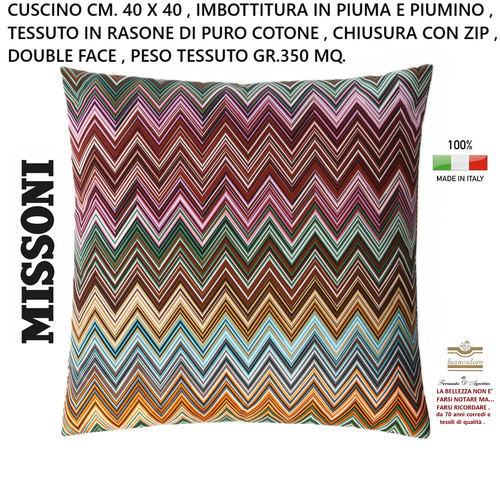 Missoni cuscino 40 - cm., x