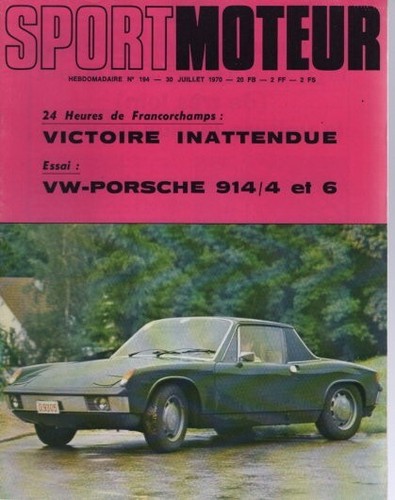 Sport moteur 194 - sport, porsche