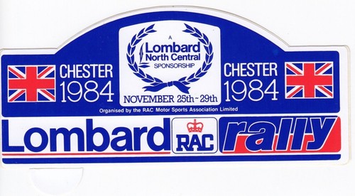 Adesivo lombard rac rally - adesivo,