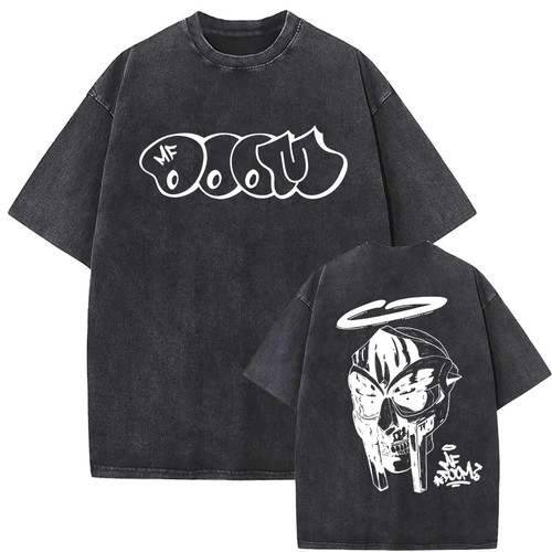 Doom washed black graphic - graphic, t