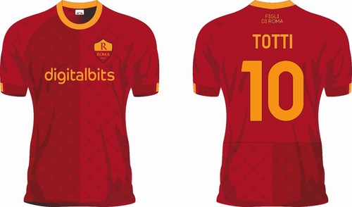 Maglia roma calcio nome - maglia,