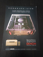 DENON AVC AISE AUDIO VIDEO SYSTEM VINTAGE AD PUBBLICITA