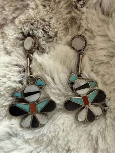 Orecchini vintage zuni - vintage, argento