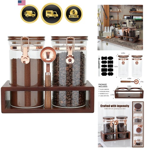 Set barattoli porta caffè con - set,