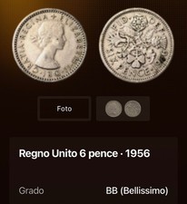 Vendo stock di Monete del Regno Unito coniate dal 1956 al 1999