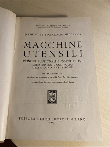 Macchine utensili elementi - utensili,