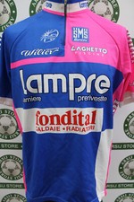 Maglia ciclismo LAMPRE SANTINI TG XXL D718 bike shirt maillot trikot jersey