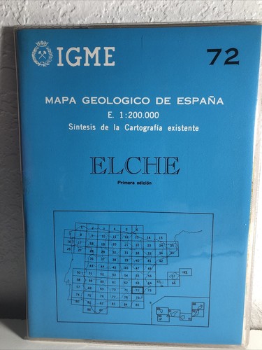 Igme mapa geologico espana - mapa, de