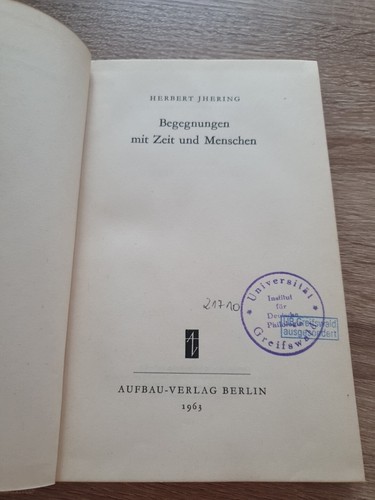 Begegnungen mit zeit und - zeit,
