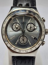 Orologio Swatch Irony WHEELING YCS408G 1998 Cronografo Data Acciaio Inox 40mm