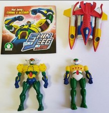 Shin Jeeg Robot d'Acciaio Lotto 3 PVC Figures Jeeg Shin Big Shooter