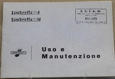 libretto uso manutenzione lambretta 125 d ld innocenti omaggio legend bike