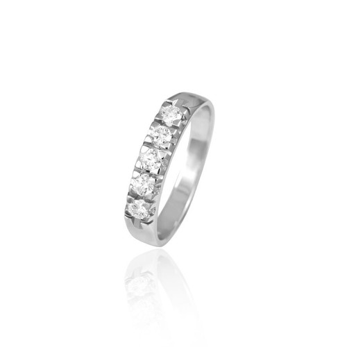 Anello oro bianco 18kt - oro,
