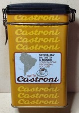 VECCHIA SCATOLA DI LATTA ANNI 70 PORTACAFFE' 