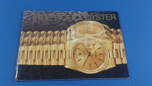 Ihre rolex oyster - rolex, booklet