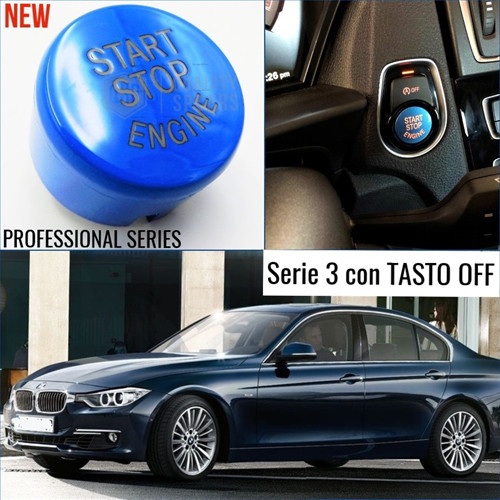 Pulsante start stop blu per - start,
