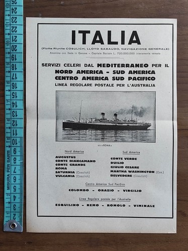 Antica pubblicità del 1932