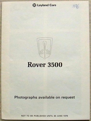Rover 3500 auto stampa - 3500,