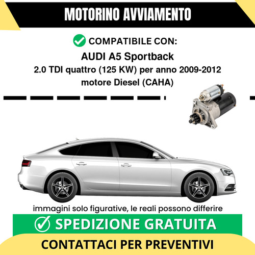Motorino avviamento audi - audi, a5
