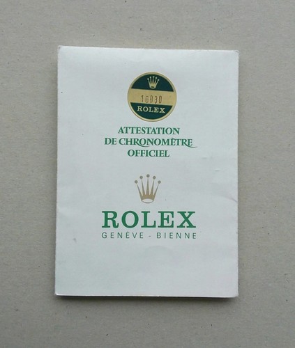 Rolex booklet libretto - rolex, di