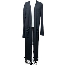 Zara maglia donna nero lungo