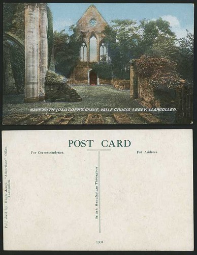 Llangollen old colour postcard - llangollen,