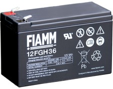 BATTERIA FIAMM 12FGH36 12V 9A HIGHT RATE UPS JUMP PIOMBO BICICLETTA ELETTRICA ah