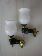 Paire d appliques torchère