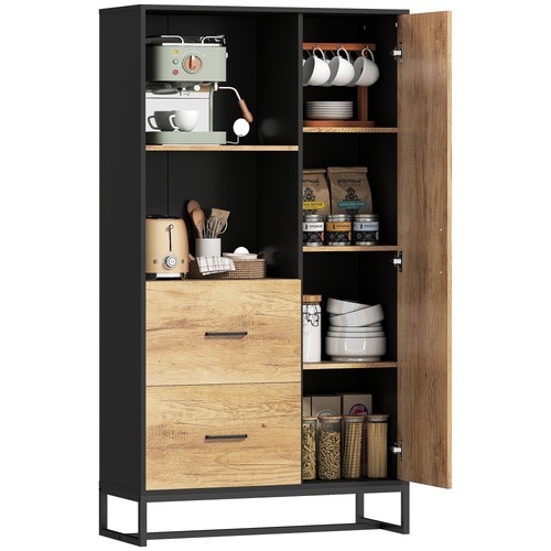 Homcom credenza cucina con - con, 2