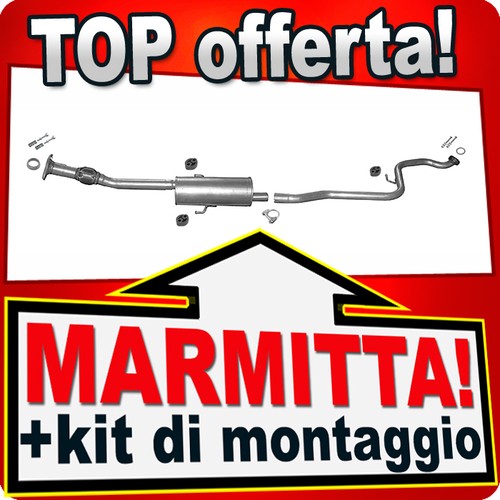 Silenziatore centrale toyota - silenziatore,
