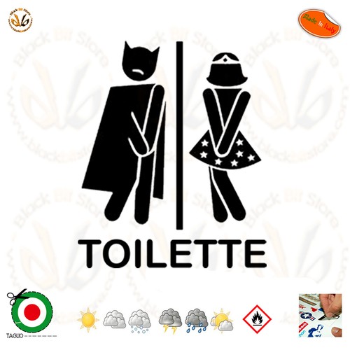 Adesivi porta batman wonder - porta,