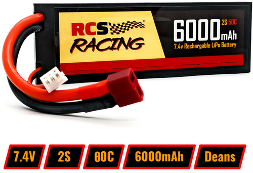 Batteria lipo 2s 6000mah - batteria,