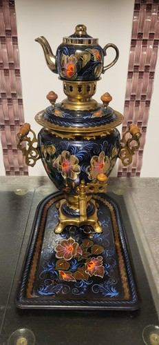 Samovar russo tula dipinto - russo,