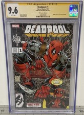 Deadpool #1 CGC SS 9.6 NM+