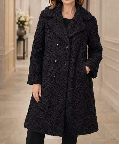 Cappotto nero elegante - , in