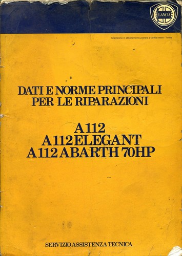 112 tutti modelli manuale - 112,