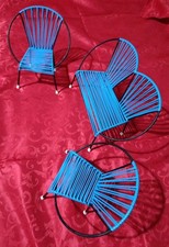 Divanetto e poltroncine da giardino  bambole anni Settanta '70 Divano Poltrone