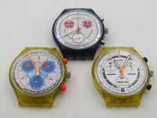 SET 3 OROLOGI SWATCH CHRONO