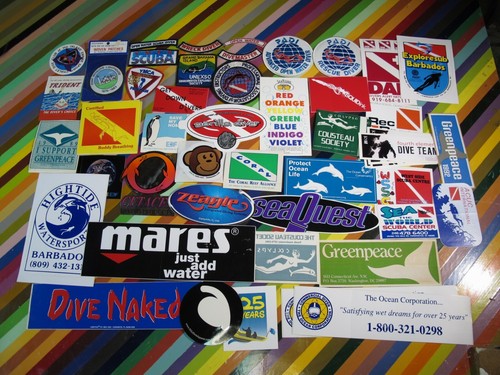 Adesivo surf subacqueo - , vintage