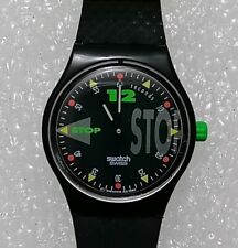 Swatch NIGHT Shift SSB 101 - Vintage originale made in Switzerland 1993 mai usato