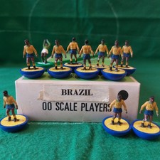 MINT Subbuteo Team HW BRAZIL WORLD CUP NAMED CALZE GIALLE ORIG. 100% RARA VARIAN