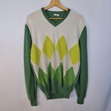 Maglione Ballantyne 100% cashmere colore verde taglia 52 da uomo