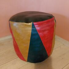 Pouf patchwork vintage in
