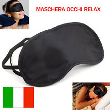 [MASCHERINA] MASCHERA NOTTE OCCHI x DORMIRE SONNO VIAGGI VACANZE COPRI OCCHI 3D